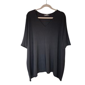 Sympli Black Relaxed Fit Tunic Top